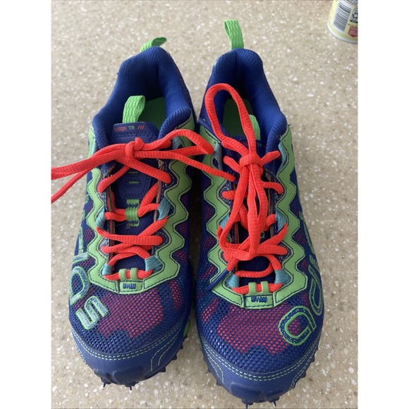 EUC Y2K Adidas Vigor TR Blue Green Orange Sneakers Outdoor Trail Runners Size 6 - Picture 4 of 13